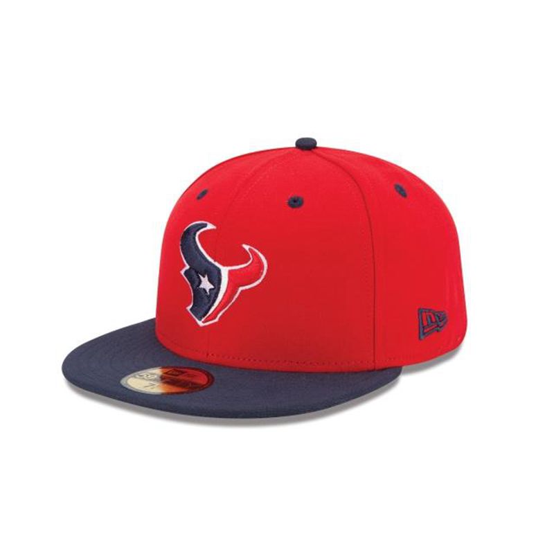 NFL Houston Texans 2tone 59Fifty Fitted (LTQ7770) - Red New Era Caps